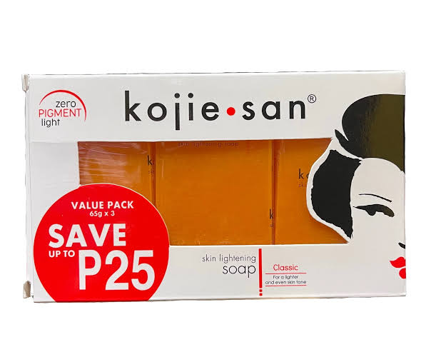 Kojie San Skin Lightening Kojic Acid 3pcs Soap Set